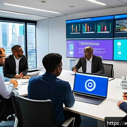 자치행정사 네트워크 활용법 - A dynamic urban government office scene showing diverse professionals from different local agencies&mdash;...